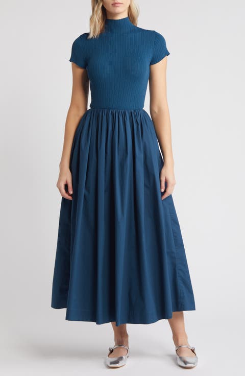 Lafayette Mixed Media Maxi Dress