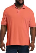 B+T Essentials Big & Tall Piqué Mesh Short-Sleeve Polo Shirt