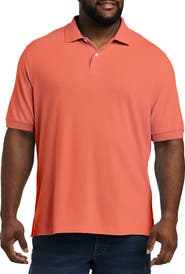 B+T Essentials Big & Tall Piqué Mesh Short-Sleeve Polo Shirt