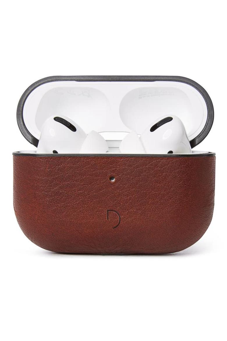 AirPods Pro Leather Case, Alternate, color, CHOCOLATE BROWN