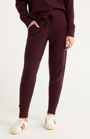 Zella Wool & Cashmere Knit Joggers