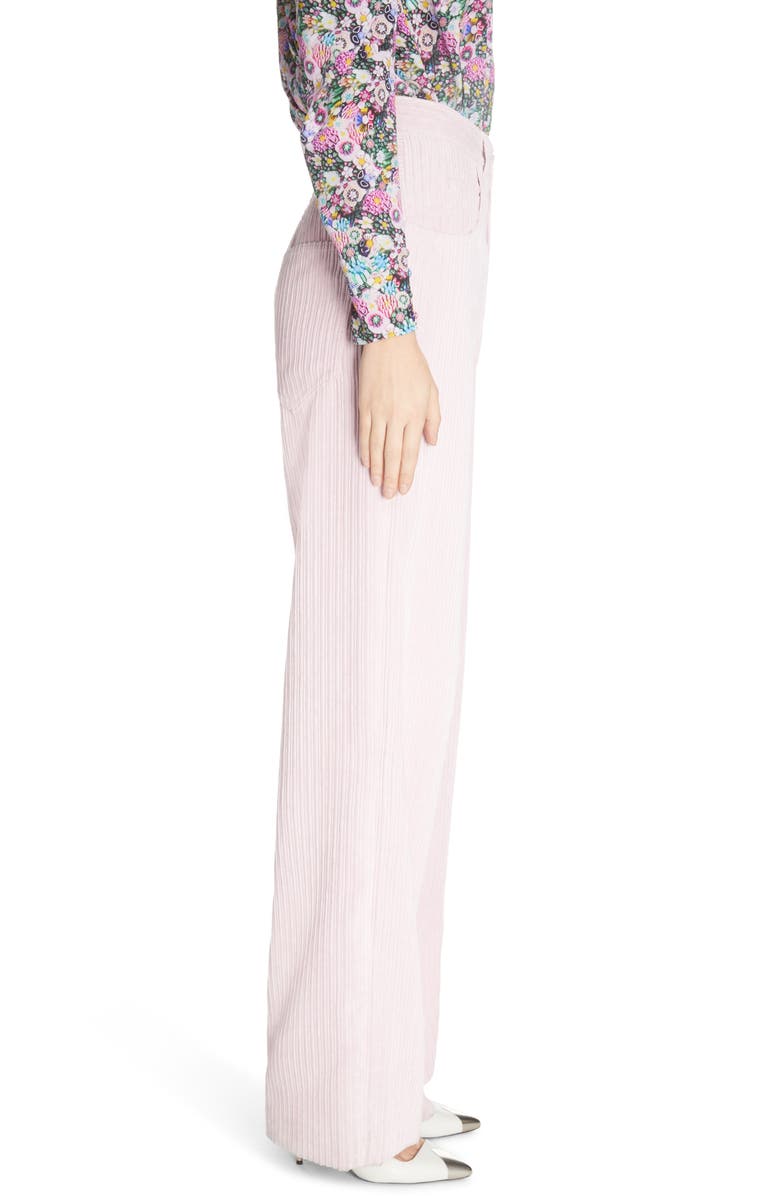 Isabel Marant Milorsy Corduroy Velvet Trousers, Alternate, color, 