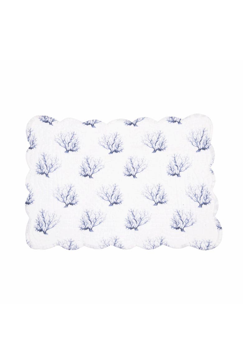 Midnight Lagoon Placemats Set of 6, 13" x 19", Alternate, color, Blue