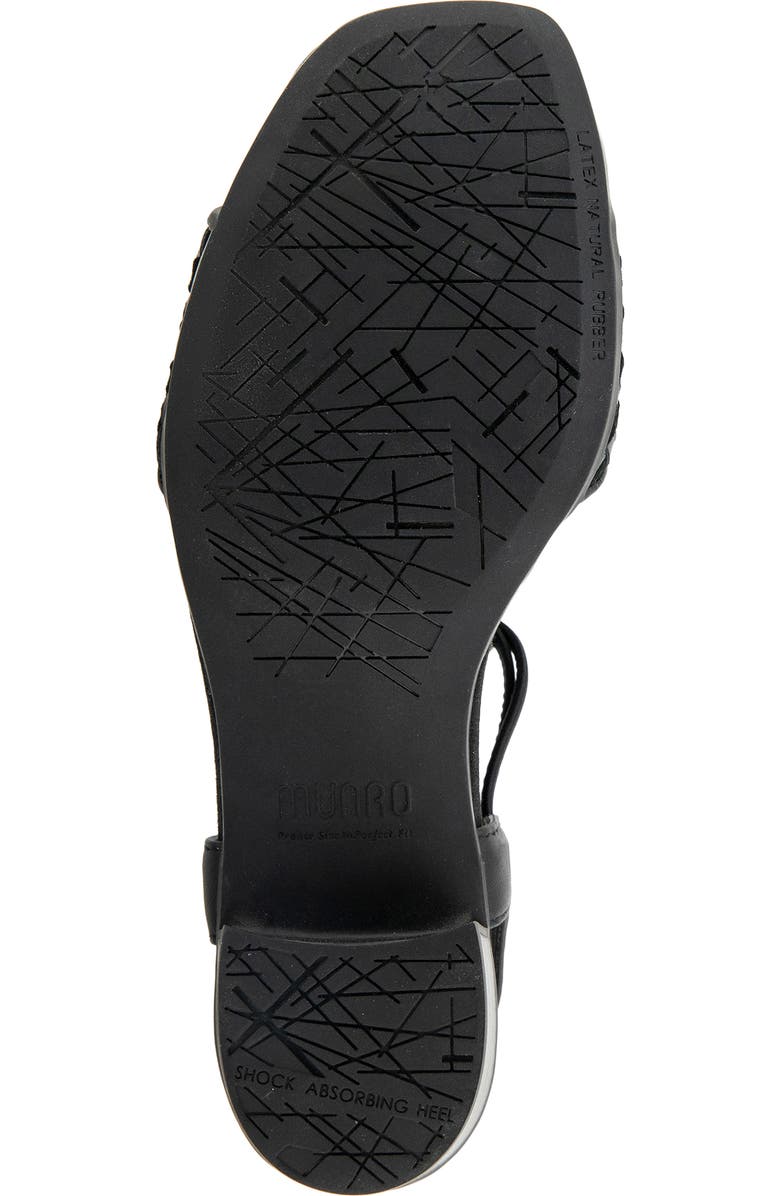 Munro Susan Sling Back Sandal, Alternate, color, Black Woven Leather