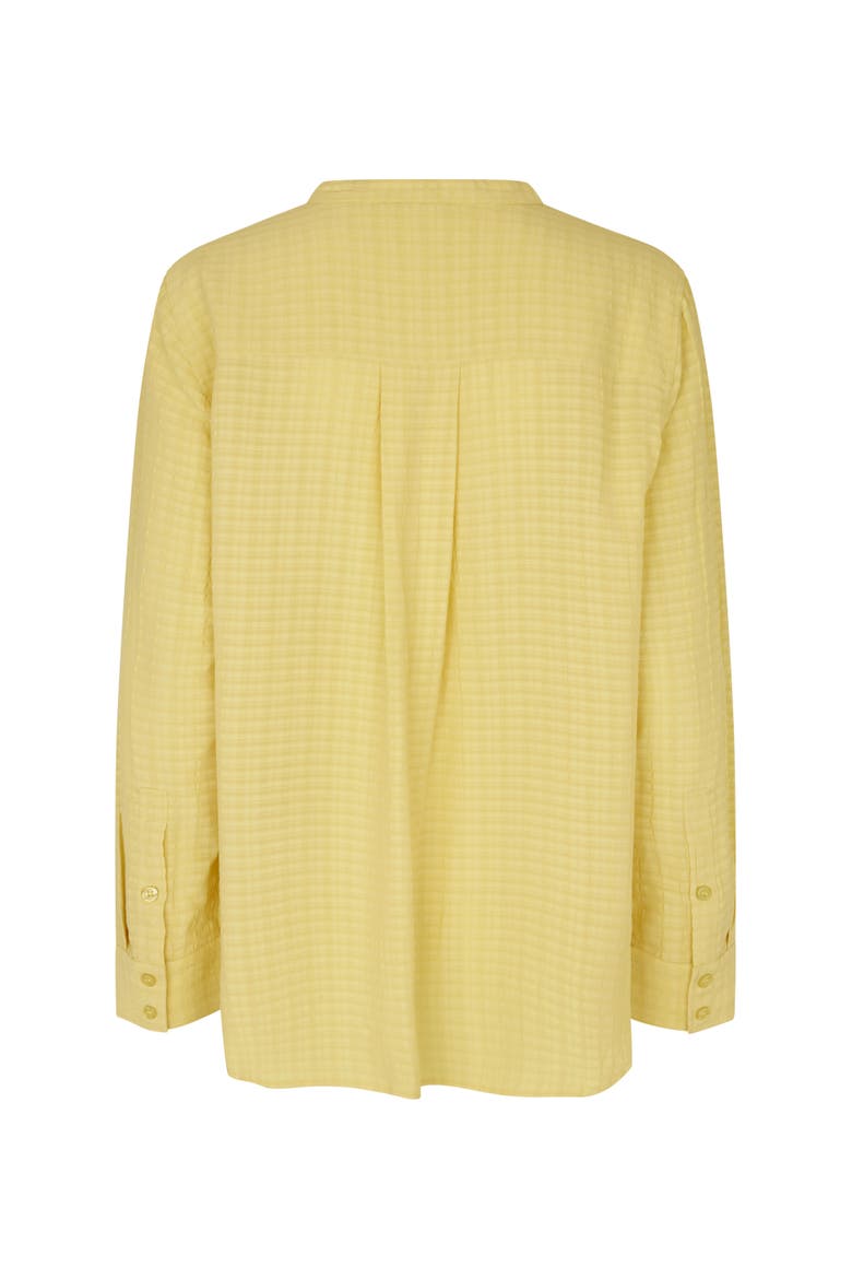 Drystan Long Sleeve Crew Neck Blouse, Alternate, color, Muted Lime