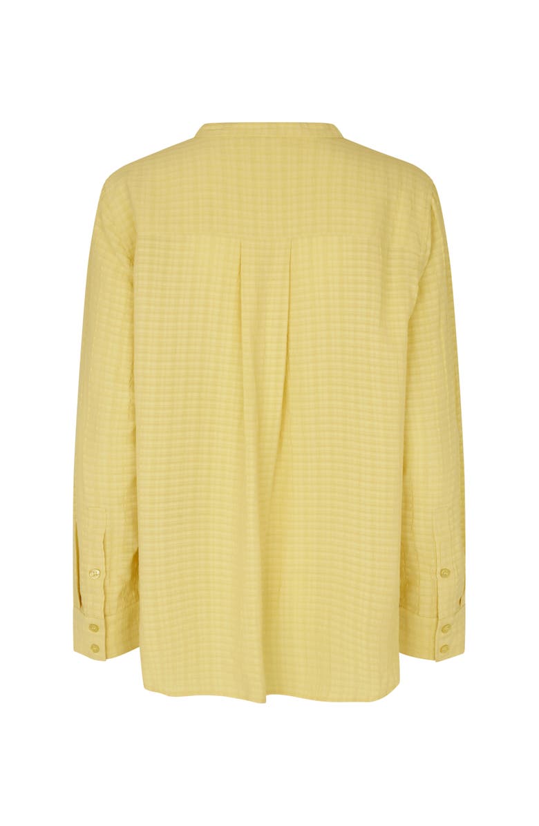 Masai Copenhagen Drystan Long Sleeve Crew Neck Blouse, Alternate, color, Muted Lime