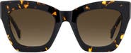 Carolina Herrera 52mm Gradient Cat Eye Sunglasses