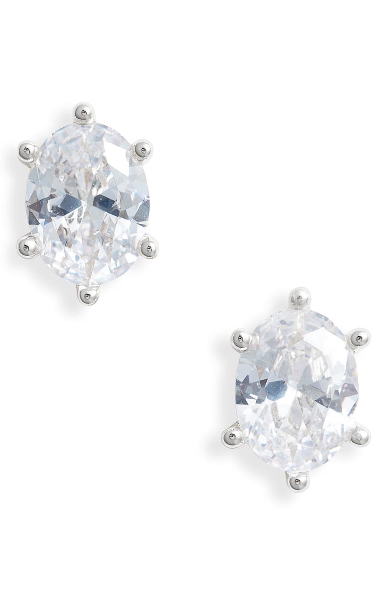 Kendra Scott Cailin Cubic Zirconia Stud Earrings, Main, color, 
