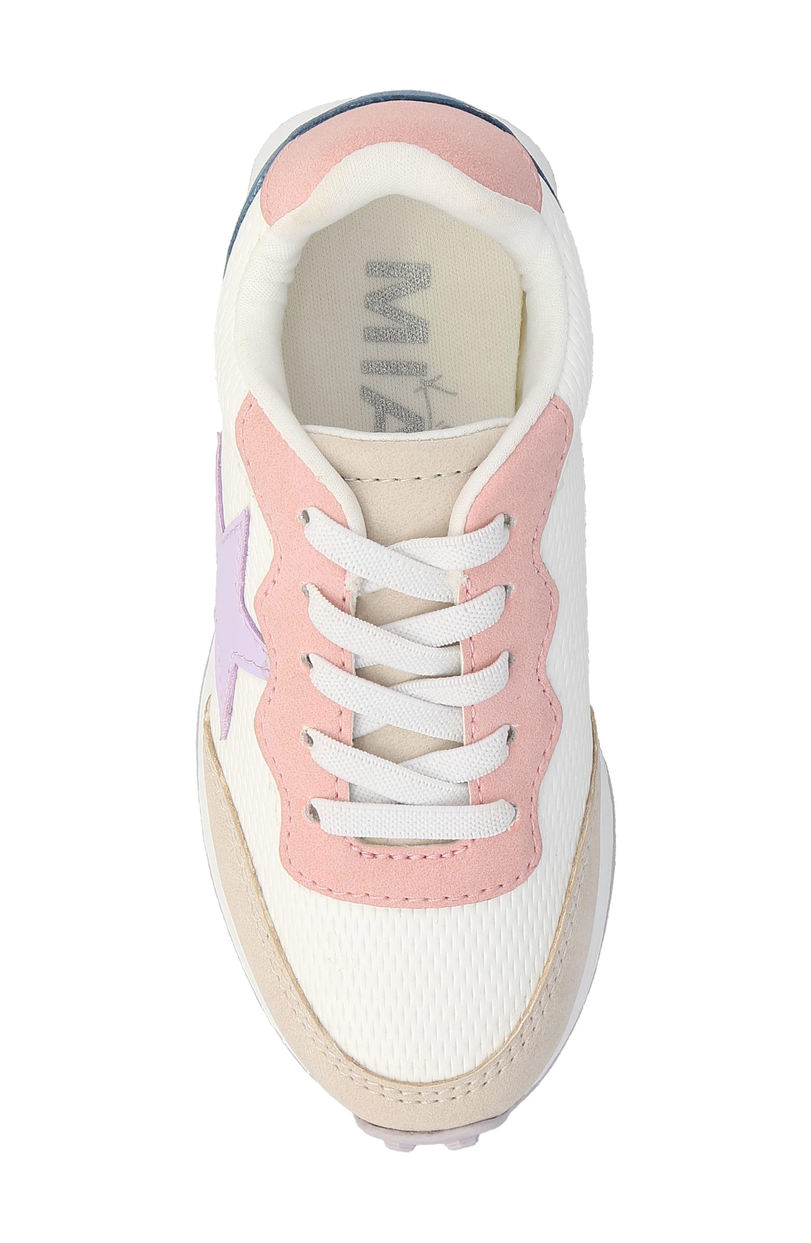 MIA Kids' Cayli Sneaker, Alternate, color, White-Lilac-Peach
