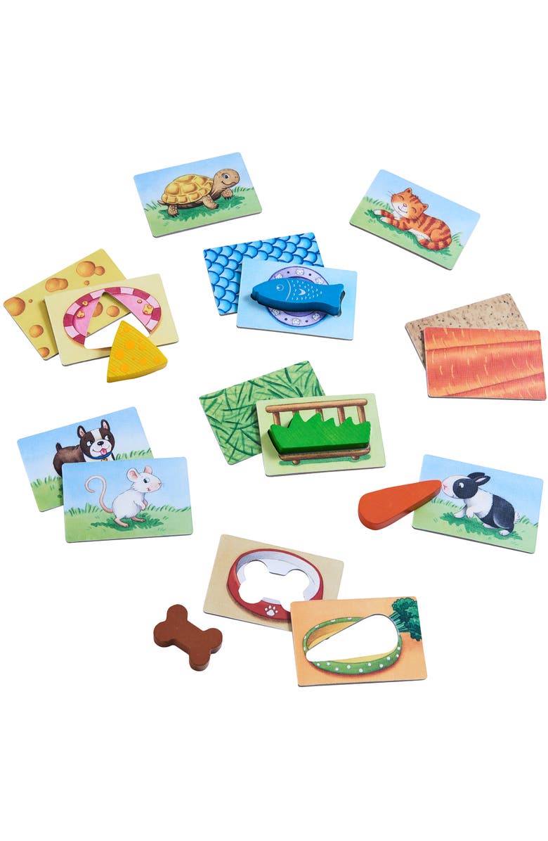 HABA My Very First Games A Memory & Matching Game for Toddlers Ages 2+, Nibble Nibble Munch Crunch, Preschool Learning Activities, Made in Germany, Alternate, color, Yellow Multi