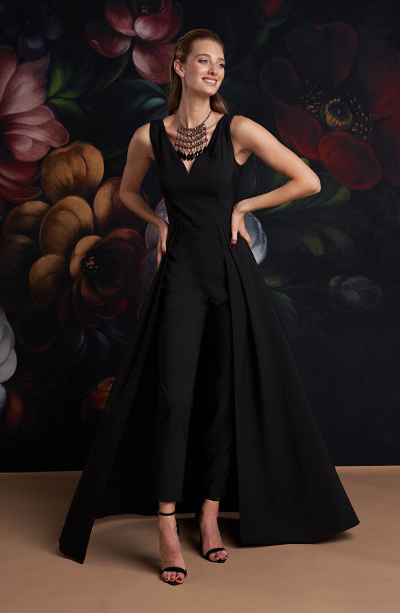 Kay Unger Avery Maxi Romper, Alternate, color,