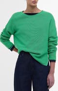 Barbour Marine Relaxed Fit Cotton Sweater