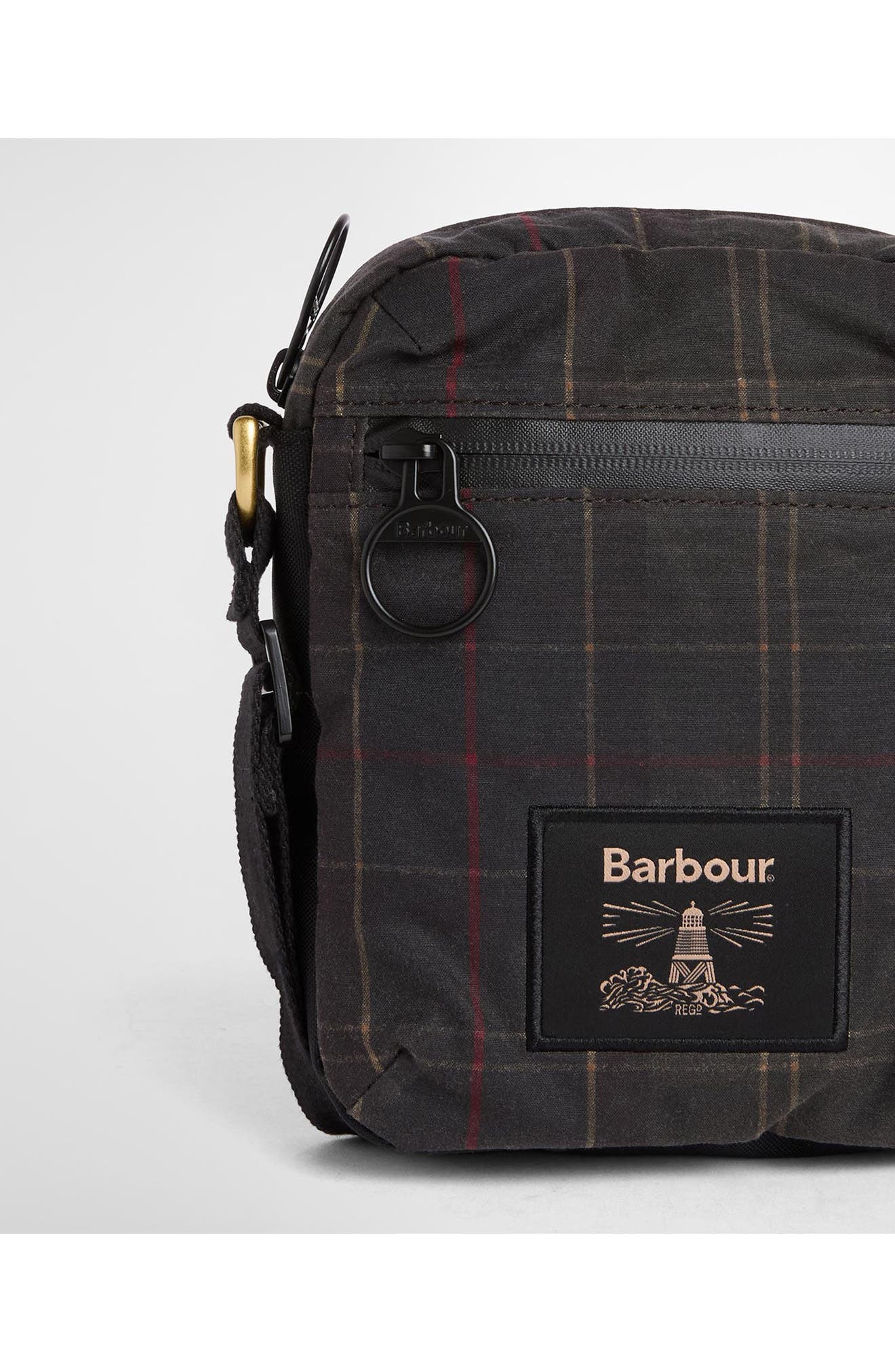 Field Tartan Waxed Crossbody Bag, Alternate, color, DARK CLASSIC TARTAN