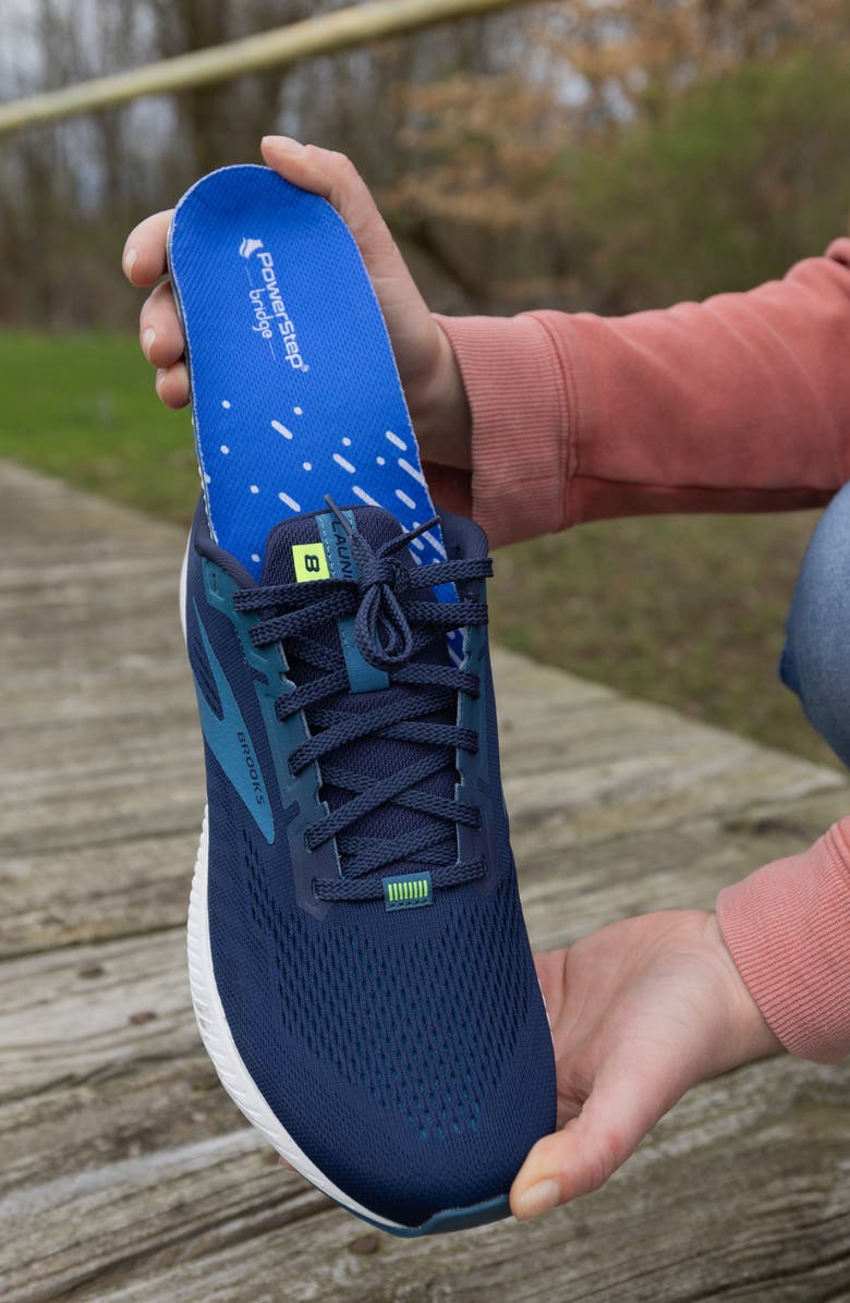 Foot Petals PowerStep Bridge Insole, Alternate, color, Blue