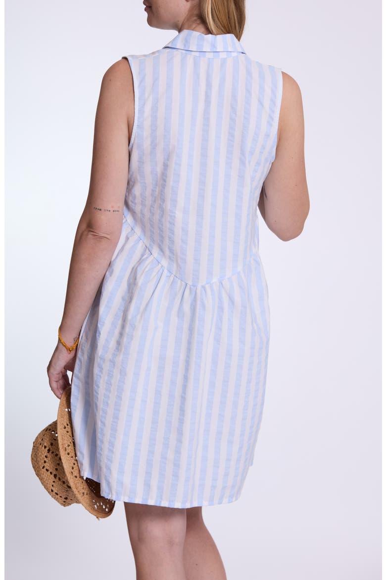 Agathe Maternity and Nursing Shirt Dress, Alternate, color, LIGHT BLUE