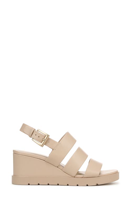 Vince Rochel Slingback Platform Wedge Sandal In Birch Sand