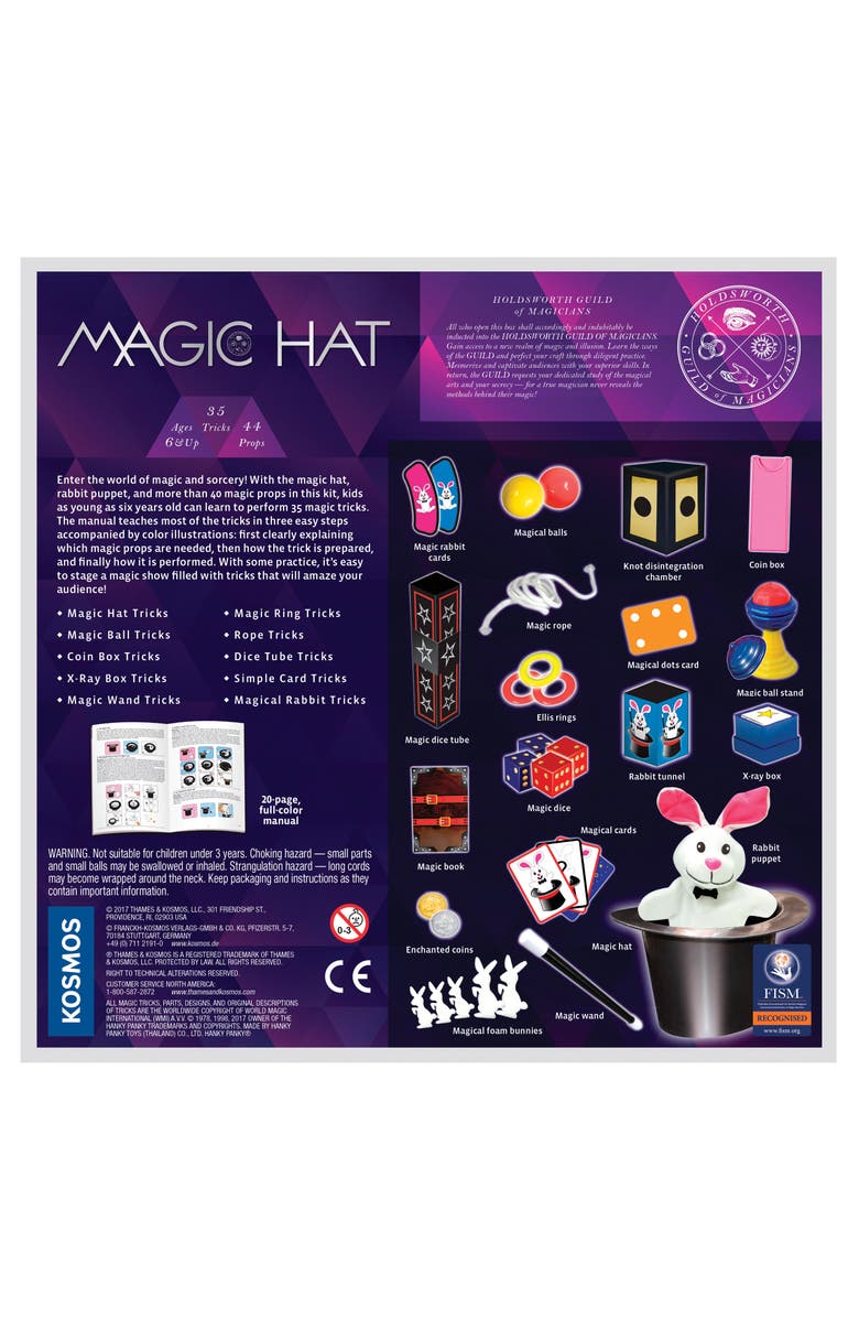 Thames & Kosmos Magic Hat Kit, Alternate, color, 