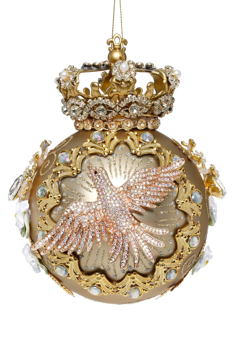 Crown Jewels Ornament, Gold, Main, color, Gold