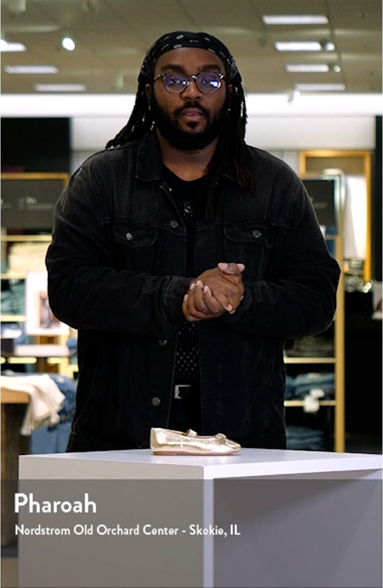 Kids' Metallic Ballet Flat, sales video thumbnail