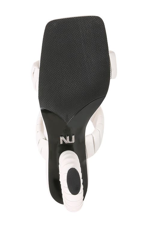 Ninety Union Ash Heeled Sandal In White