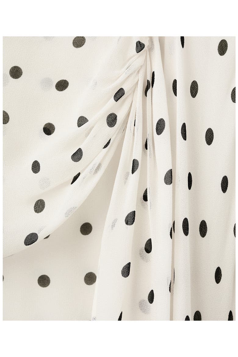 Ruched Strapless Maxi Dress, Alternate, color, OFF WHITE