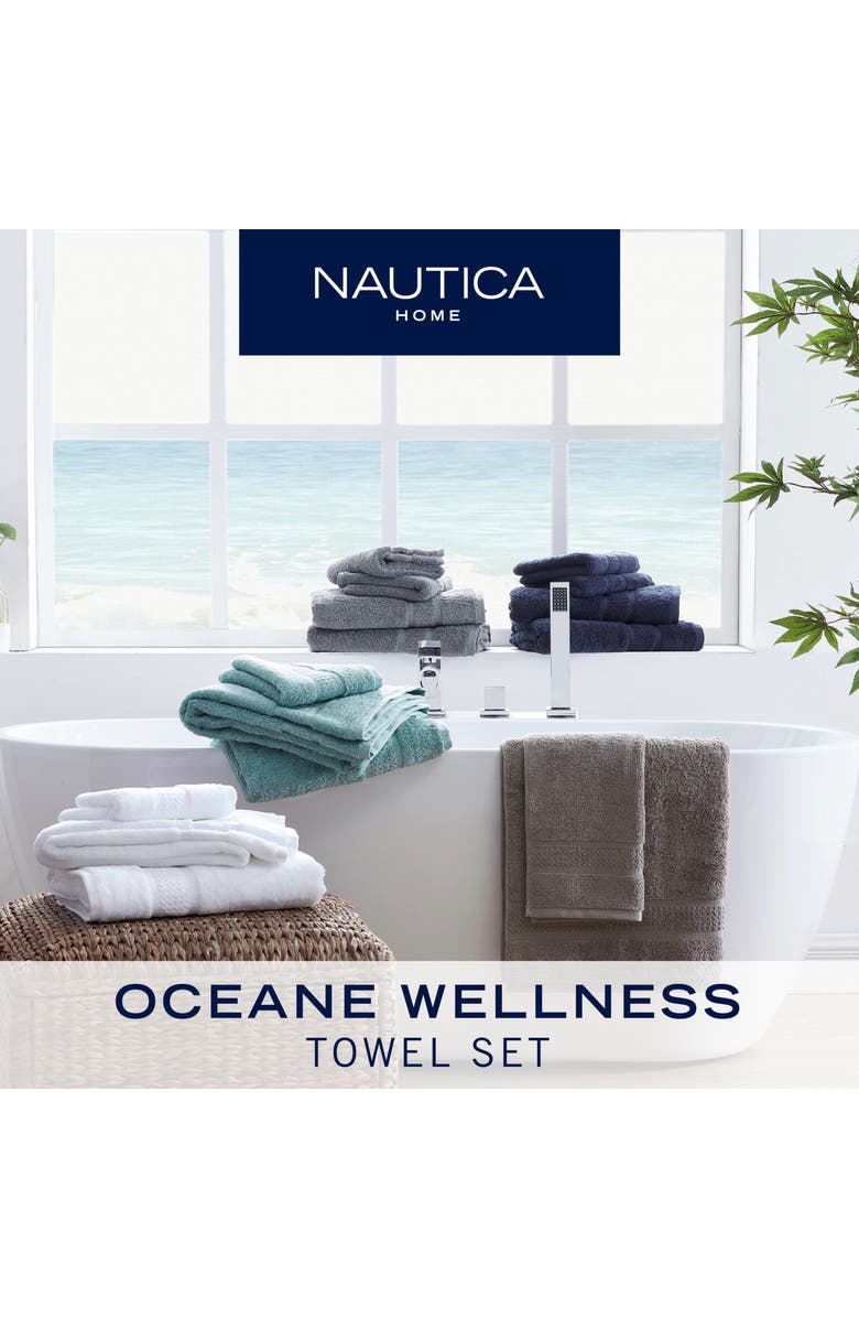 Nautica Oceane Set of 2 Bath Towels, Alternate, color,