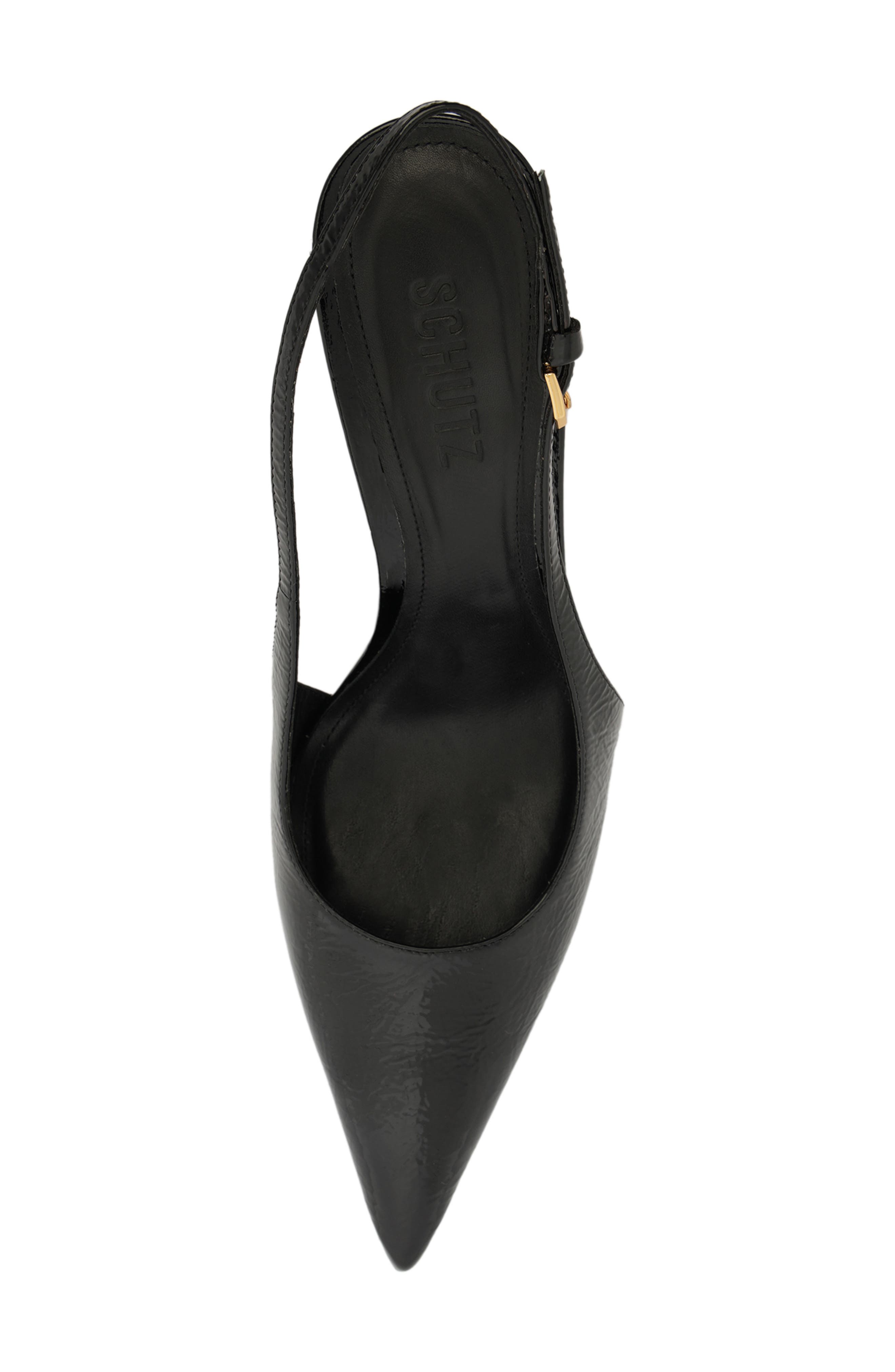 Schutz Elisha Slingback Pump, Alternate, color, Black