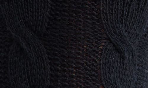 Ugg(r) Zanika Cable Thigh High Socks In Black