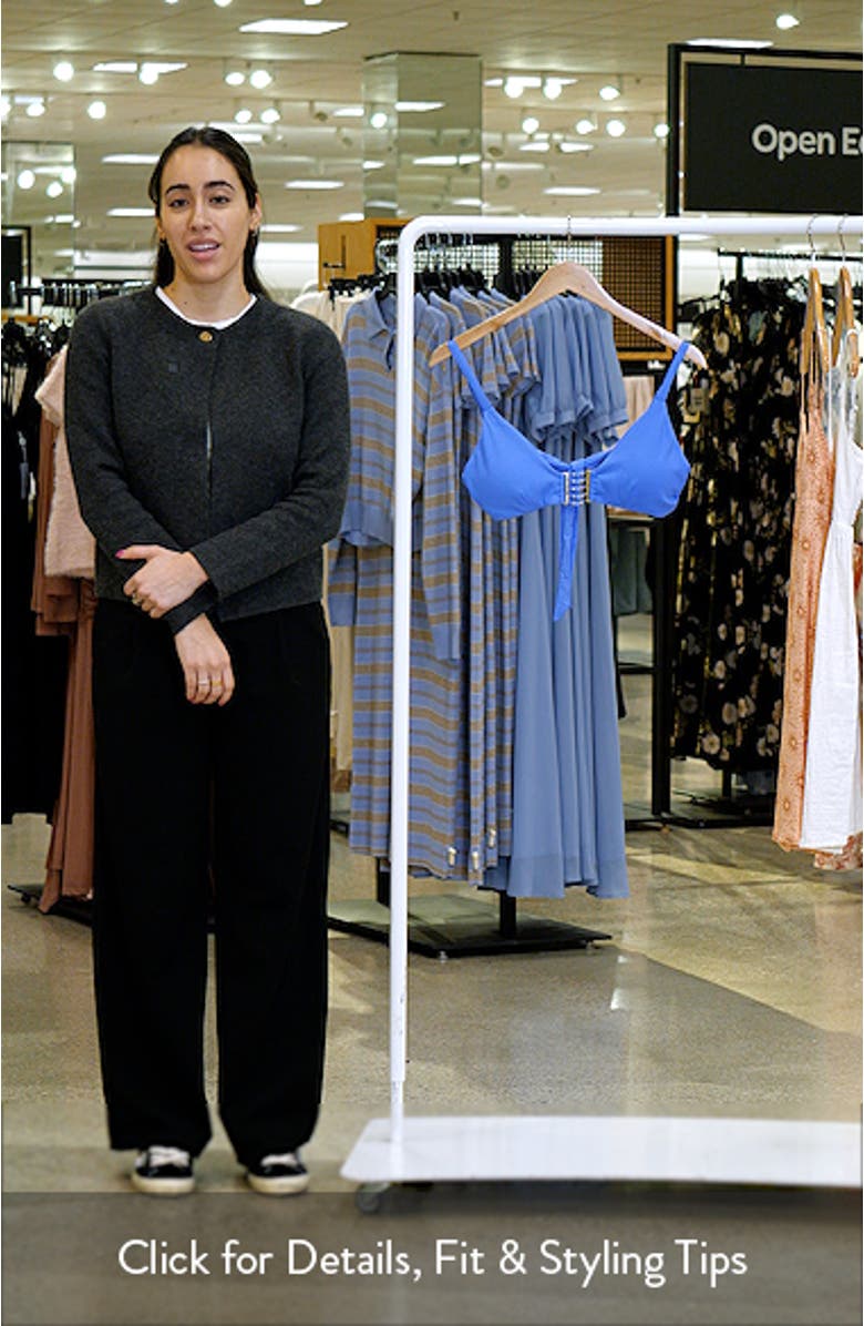 Modern Edge Beaded Bikini Top, sales video thumbnail