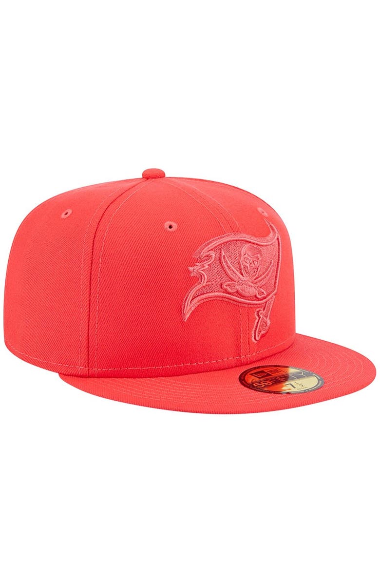 New Era Men's New Era Red Tampa Bay Buccaneers Color Pack Brights 59FIFTY Fitted Hat, Alternate, color, Red