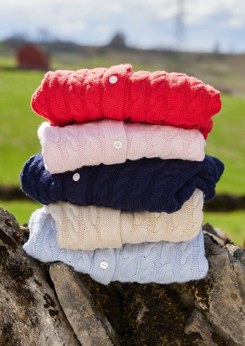 Little English Kids' Classic Cashmere Blend Cardigan In Neutral