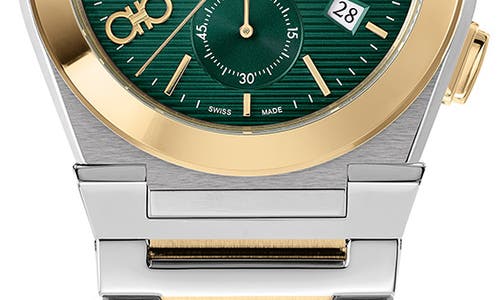 Ferragamo Vega Chronograph Bracelet Watch, 42mm