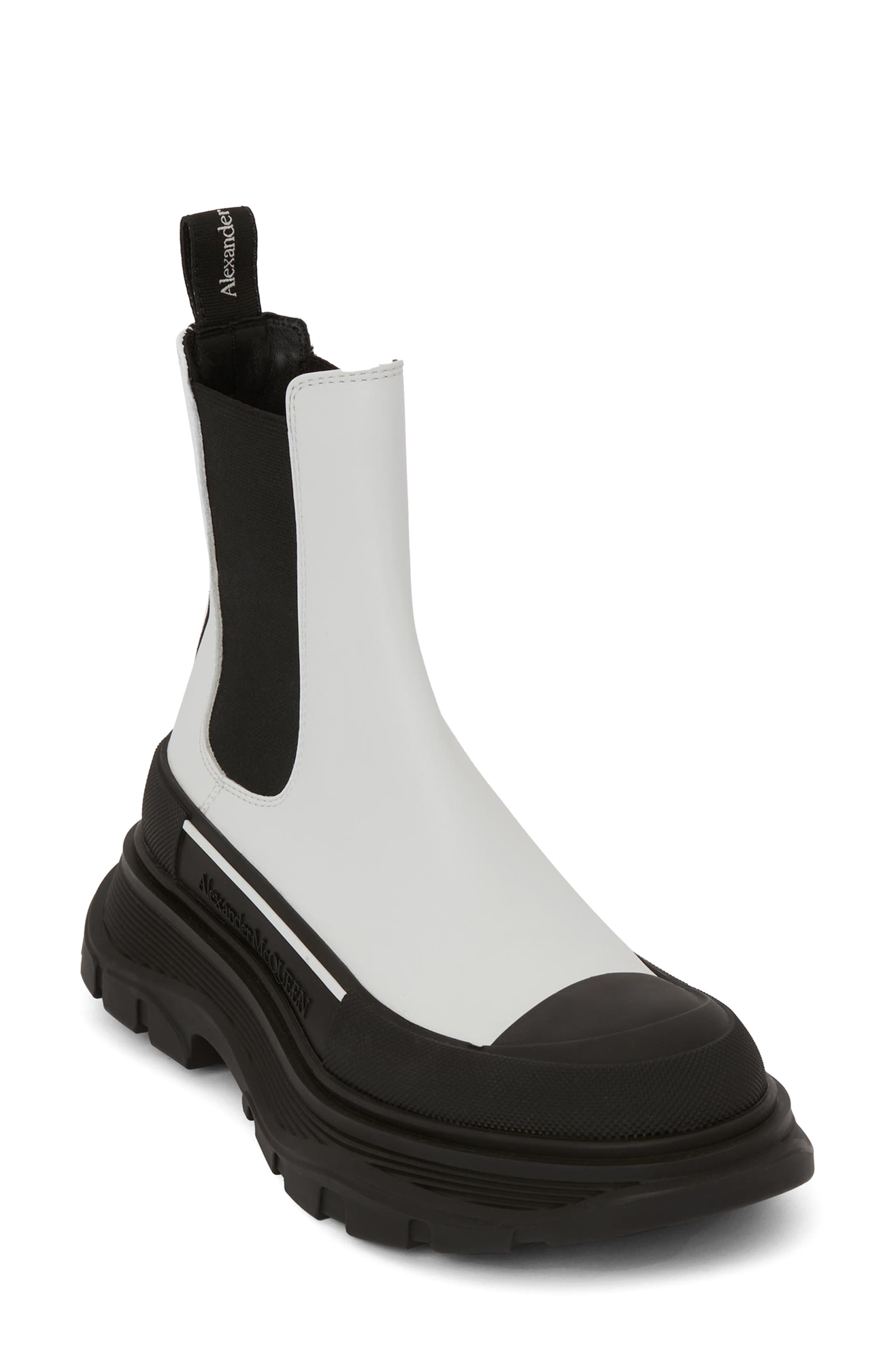 McQueen Alexander McQueen Tread Slick Chelsea Boot, Alternate, color, 