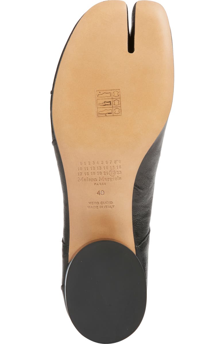 Maison Margiela Tabi Ballerina Pump, Alternate, color, Black