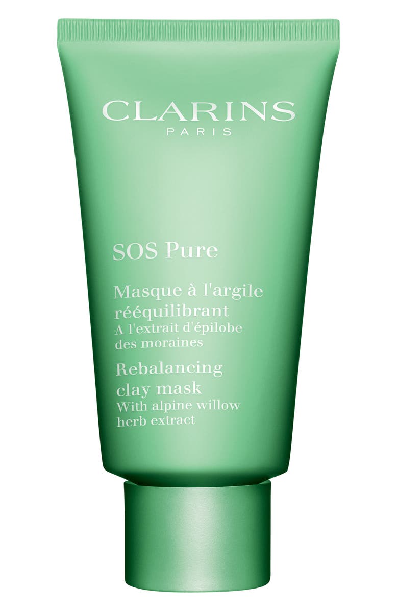 Clarins SOS Pure Rebalancing & Mattifying Clay Mask, Main, color,