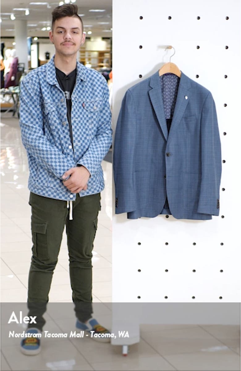 Kyle Trim Fit Wool Sport Coat, sales video thumbnail