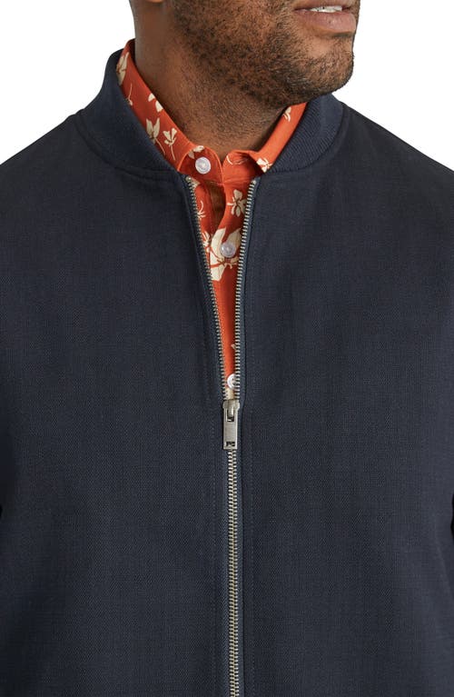 Johnny Bigg Davis Smart Bomber Jacket In Navy