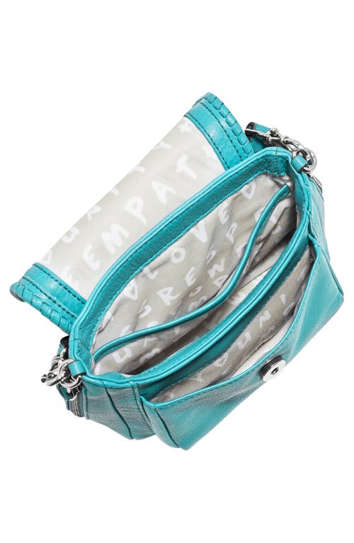 Aimee Kestenberg Mini All For Love Convertible Leather Crossbody Bag In Ocean Blue