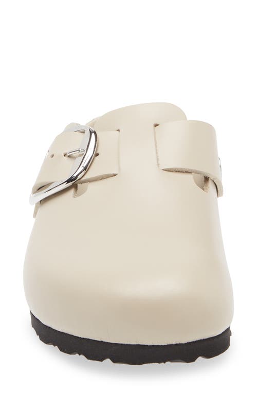 Birkenstock Boston Big Buckle Clog In Neutral