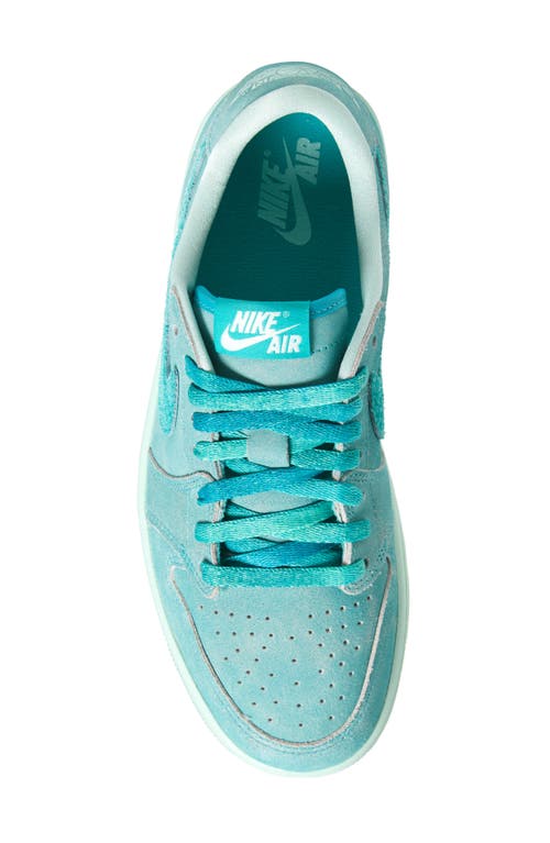 Jordan Air 1 Retro Low Sneaker In Washed Teal/teal/igloo