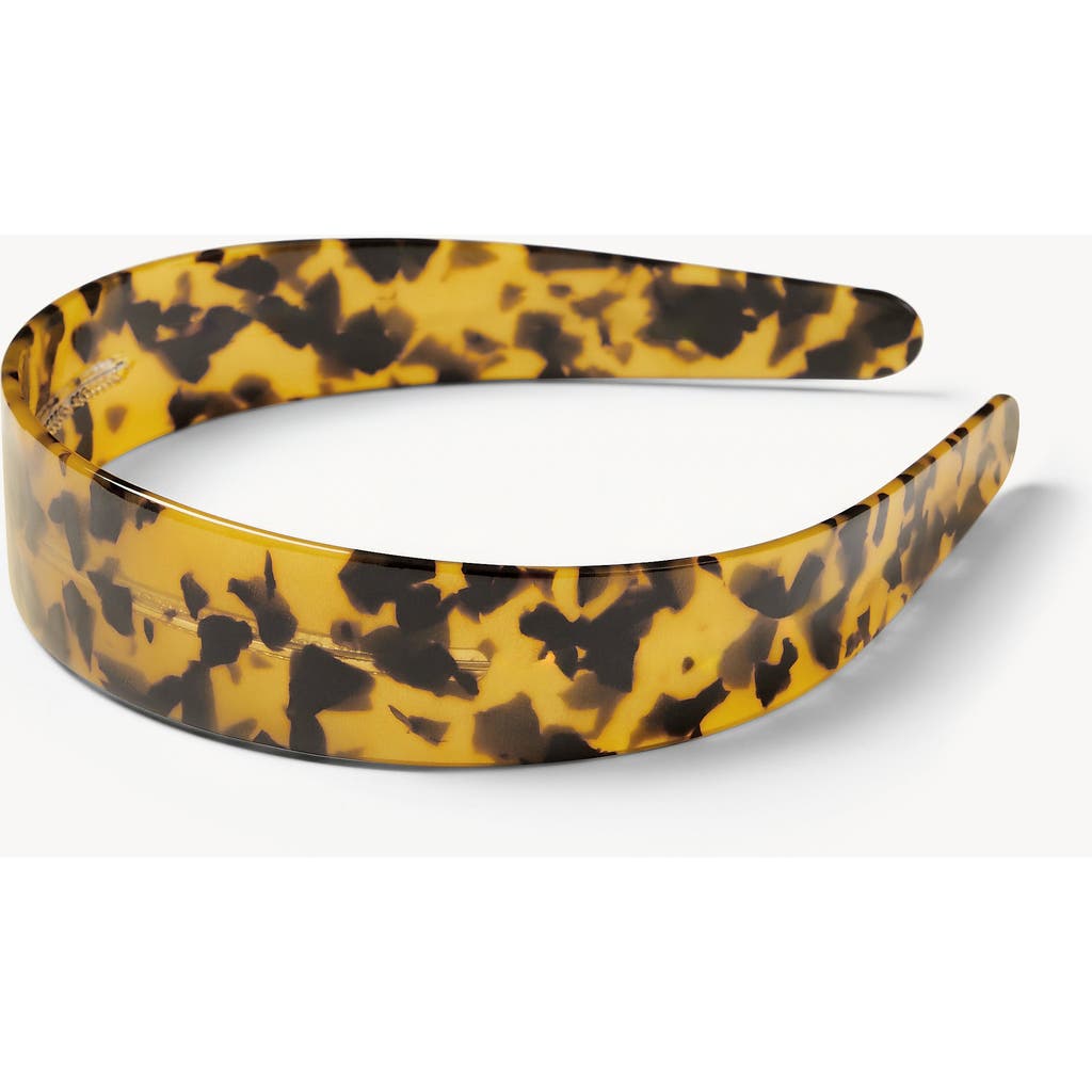 Machete Wide Headband In Yellow