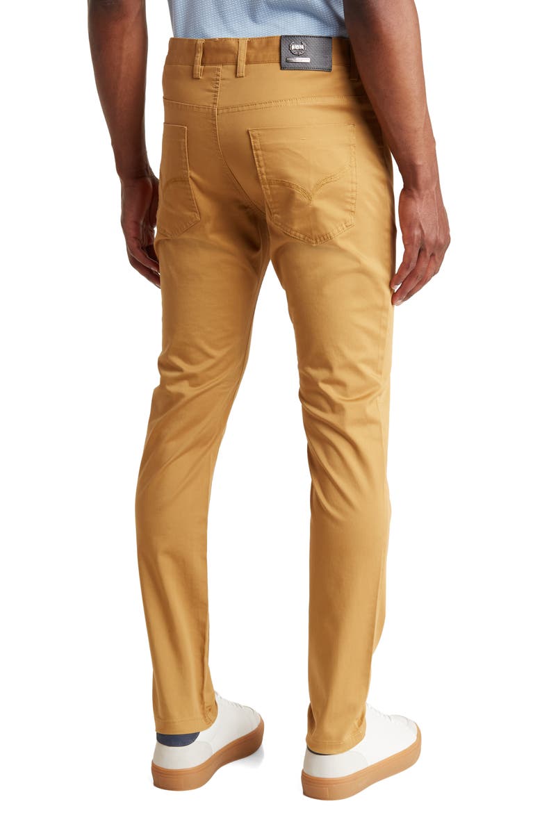 Slim Fit Cotton Stretch Chino Pants, Alternate, color, KHAKI