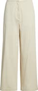Nordstrom High Waist Stretch Cotton Wide Leg Pants