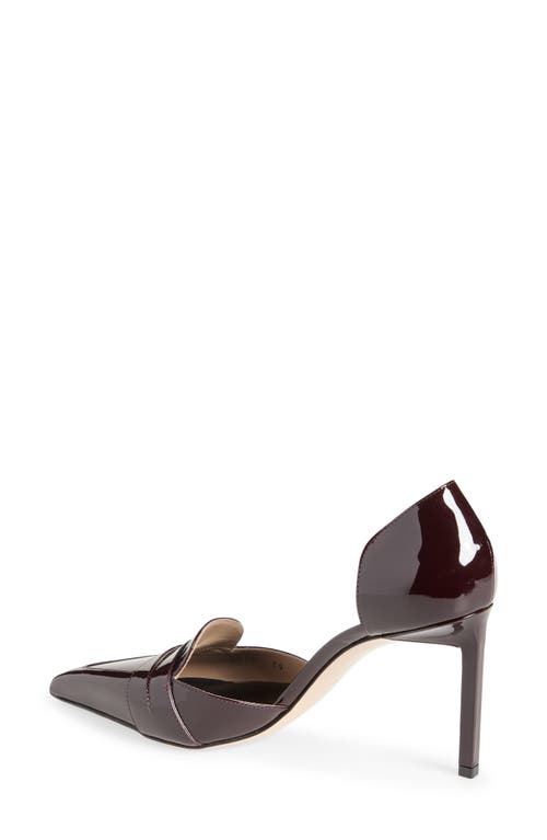 Tom Ford D'orsay Loafer Pointed Toe Pump In Red