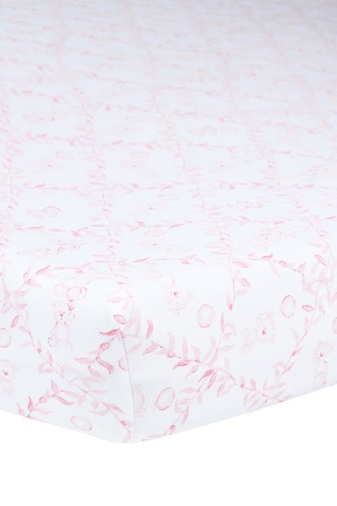 Pink Bears Trellace Crib Sheets - Baby