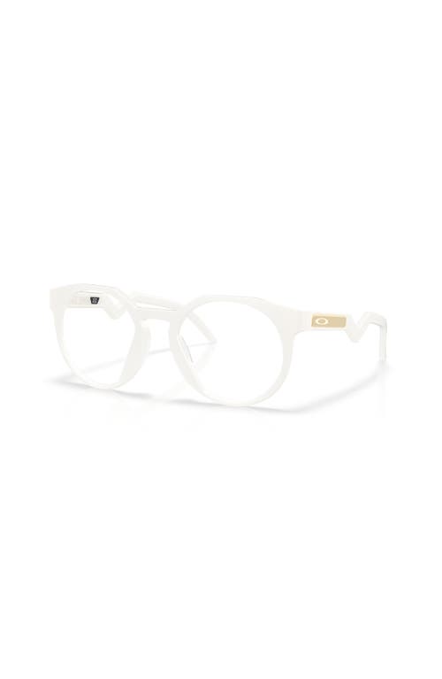 Oakley 52mm Rectangle Optical Glasses In Neutral