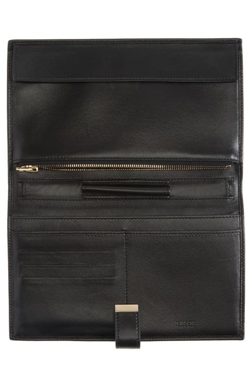 Tom Ford Foldover Organizer On A Strap In Black