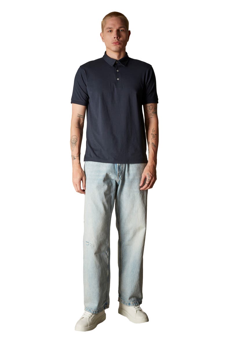Men's Polo Shirt, Alternate, color, Navy