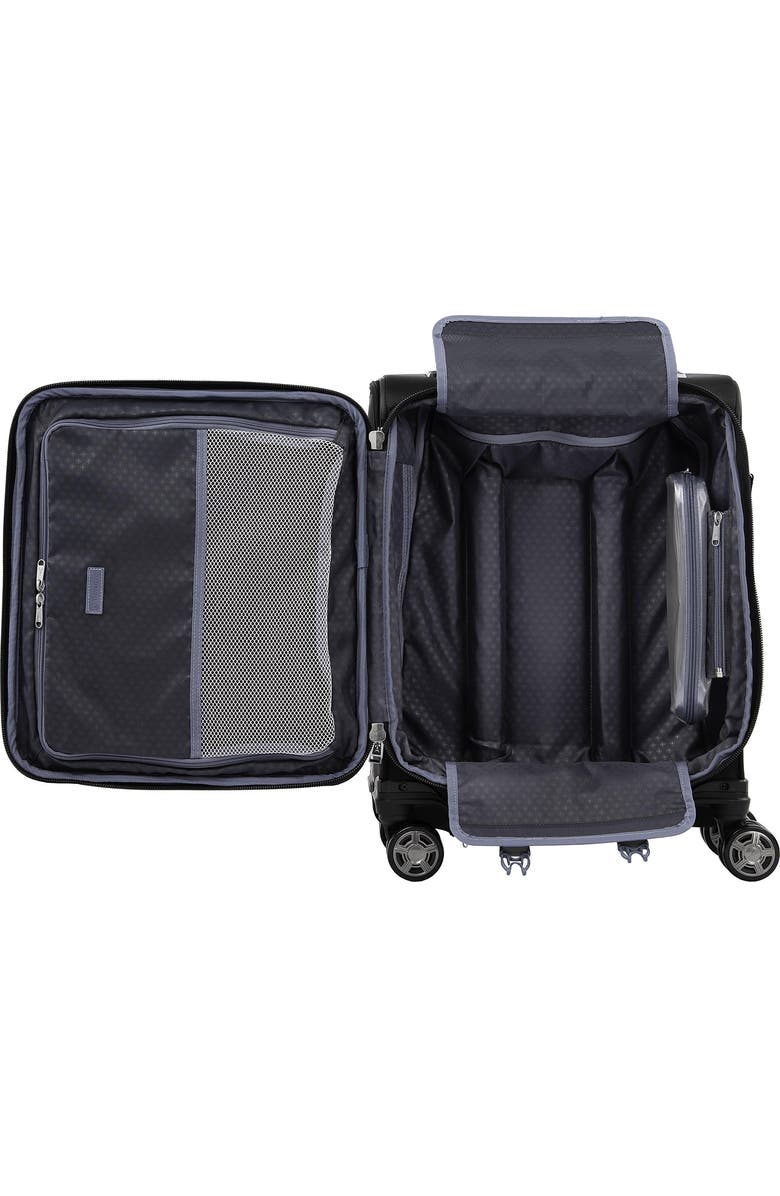 TRAVELPRO Platinum Elite Softside Expandable Carry-On 19-Inch Luggage, Alternate, color, Shadow Black