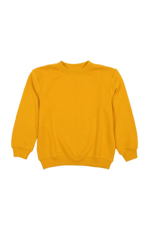 Kids Pullover Sweatshirt, Long Sleeve, Solid Colors